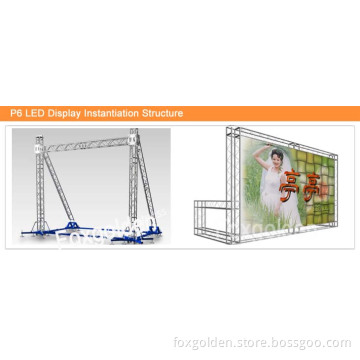 Waterproof P6 Die-Casting Aluminum Indoor Full Color LED Movies Display